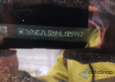 2017 Chevrolet Trax Lt z USA, uszkodzony, nr VIN 3GNCJLSB1HL185997